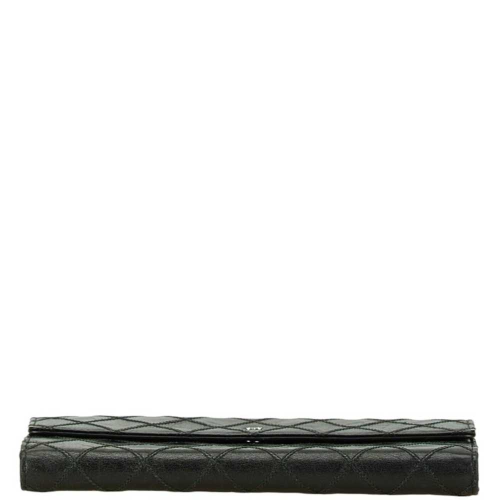 Chanel CHANEL Bicolor Coco Mark Long Wallet Black… - image 3