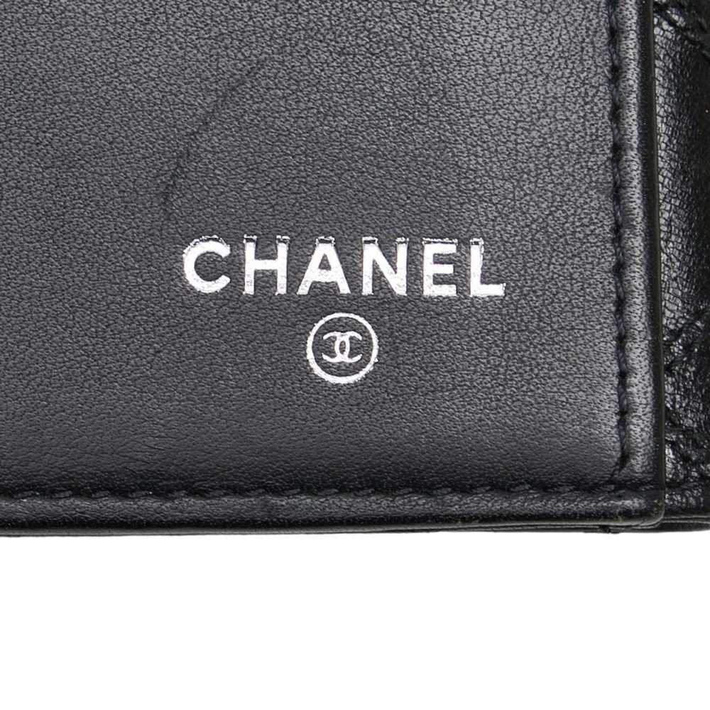 Chanel CHANEL Bicolor Coco Mark Long Wallet Black… - image 7