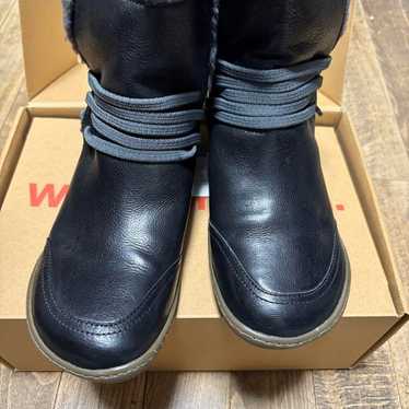 Camper Leather Sheepskin Boots 23.5