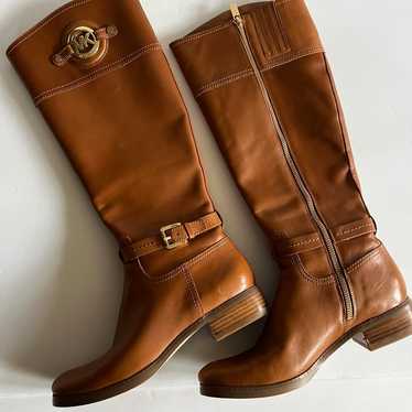 Michael Kors Tall Riding Brown Boots Size 8