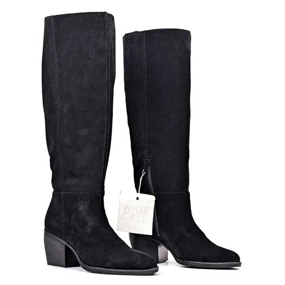 Naturalizer Women Fae Black Suede Wide Calf Fashi… - image 1