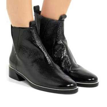 Mercedes Castillo Xandra patent CHELSEA ANKLE boot