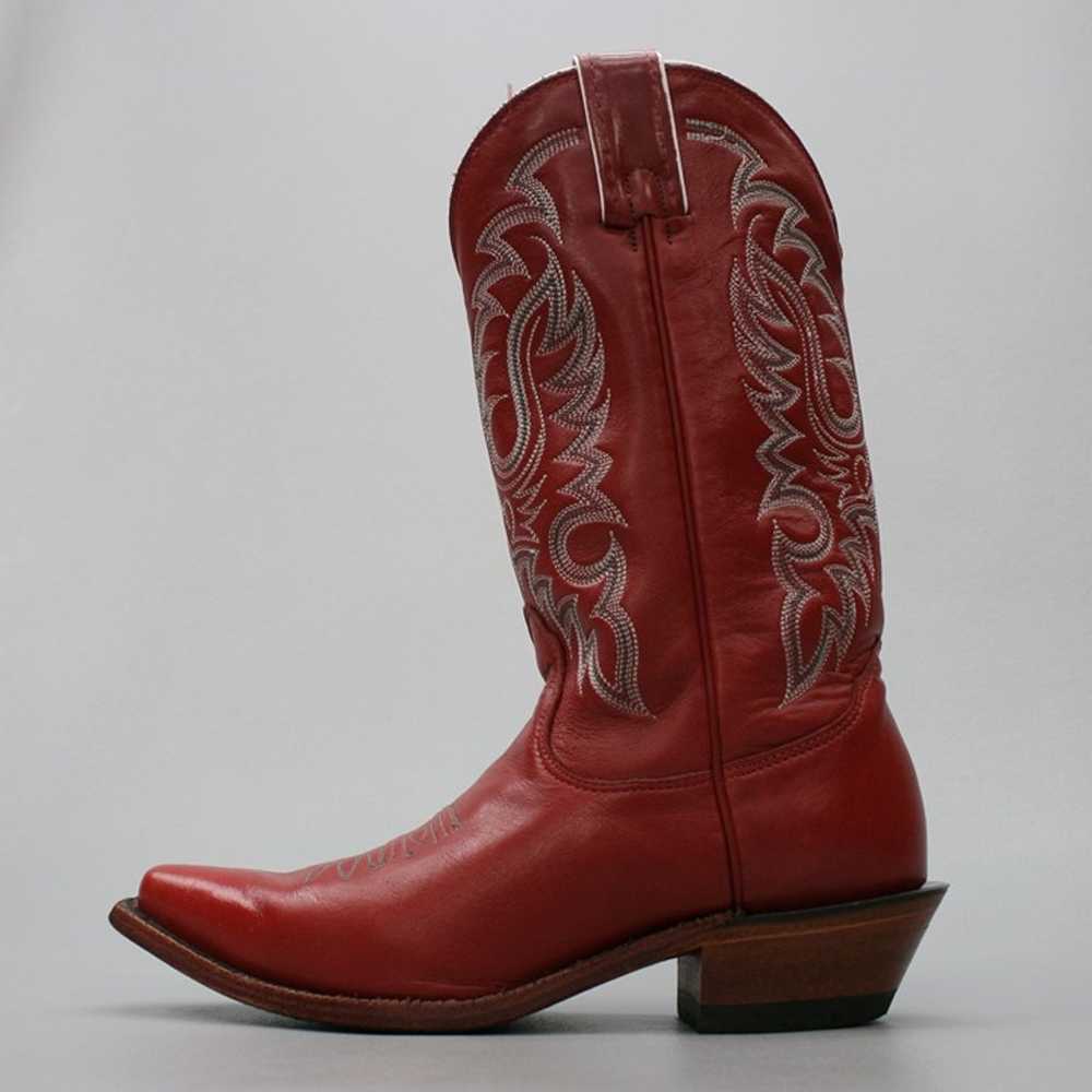 Nocona Ladies 7 B Soft Ice Legacy Red Leather  Sn… - image 2