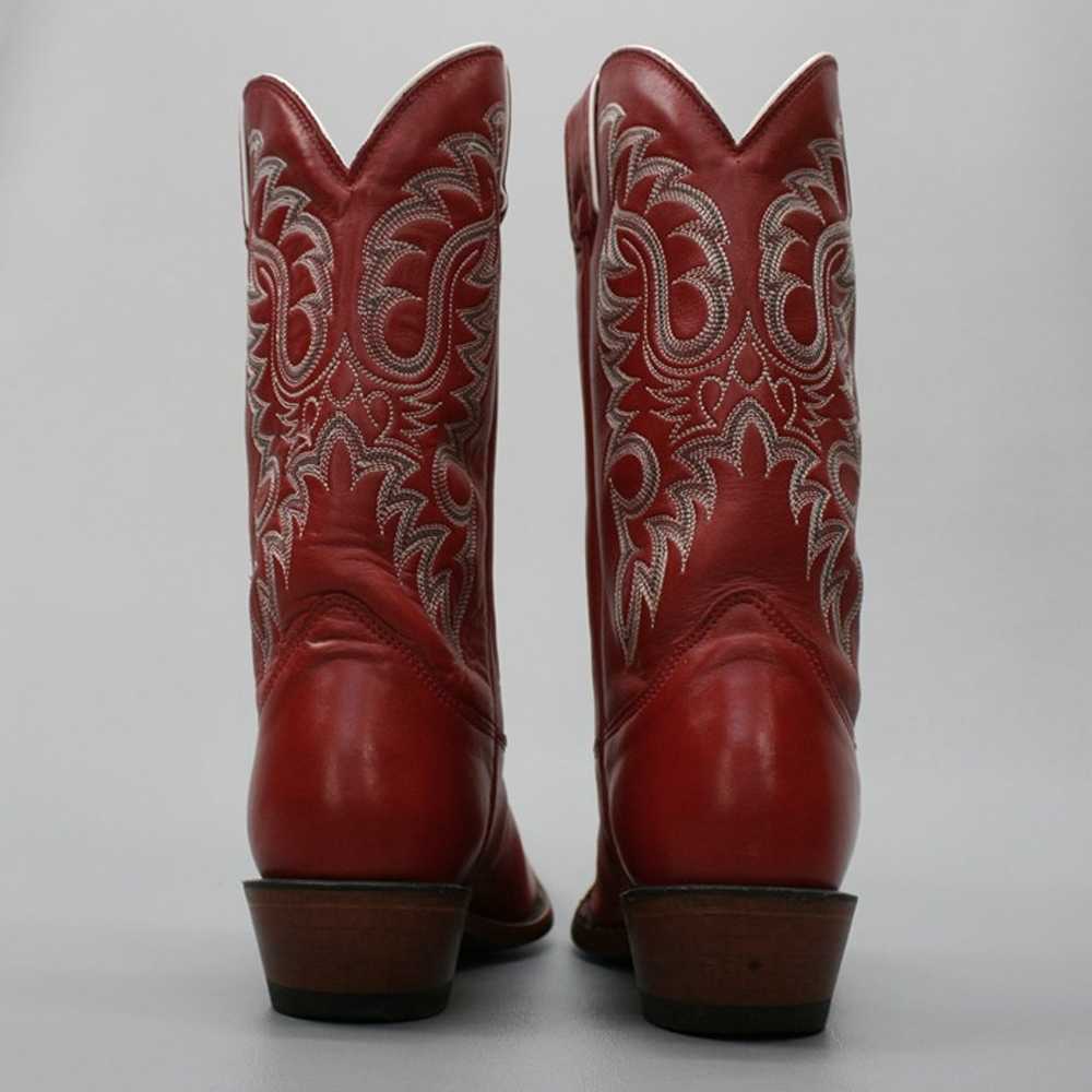 Nocona Ladies 7 B Soft Ice Legacy Red Leather  Sn… - image 3