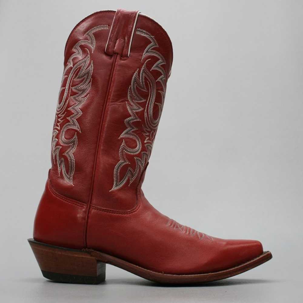 Nocona Ladies 7 B Soft Ice Legacy Red Leather  Sn… - image 4