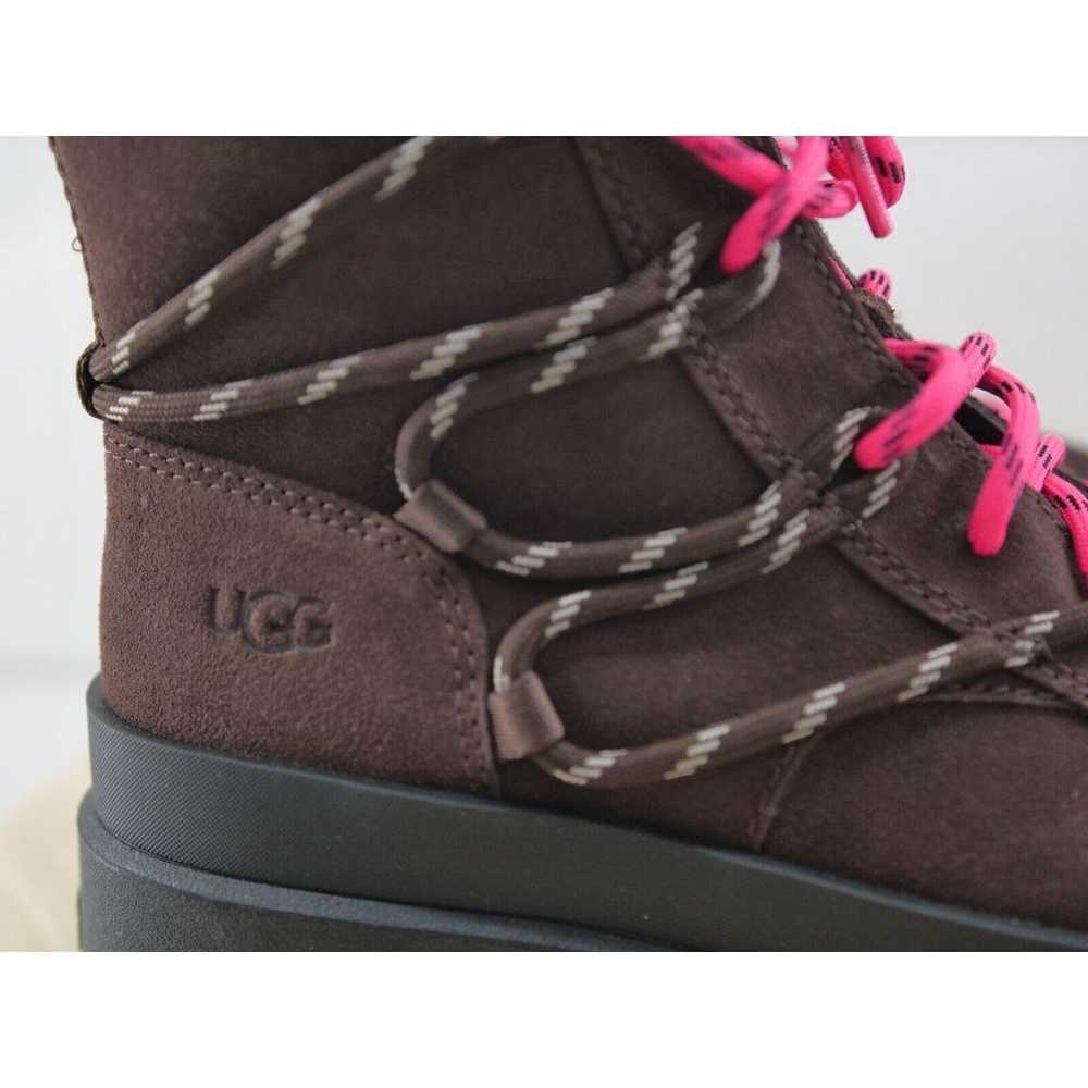 UGG Brisbane Lace Up Suede Platform Boots Womens … - image 2