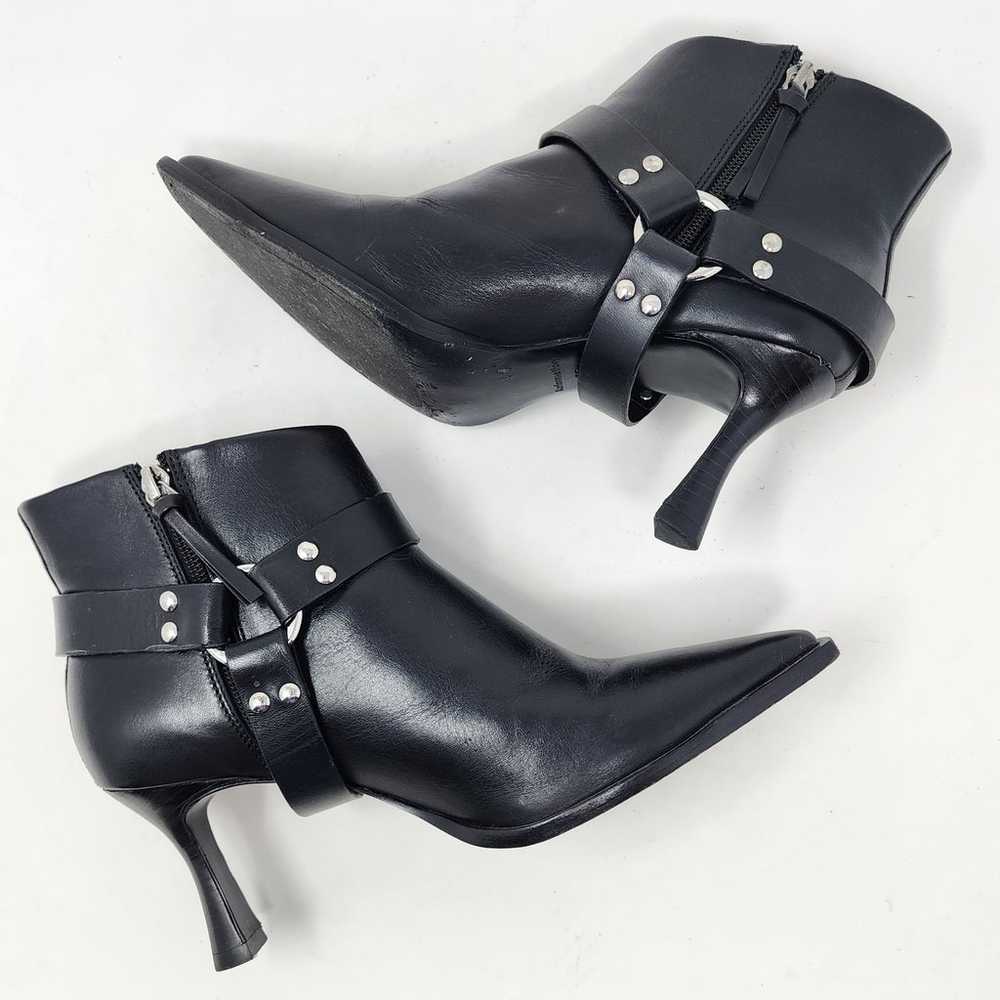 Reformation Silvia Ankle Boots Women 7.5 Black Le… - image 7