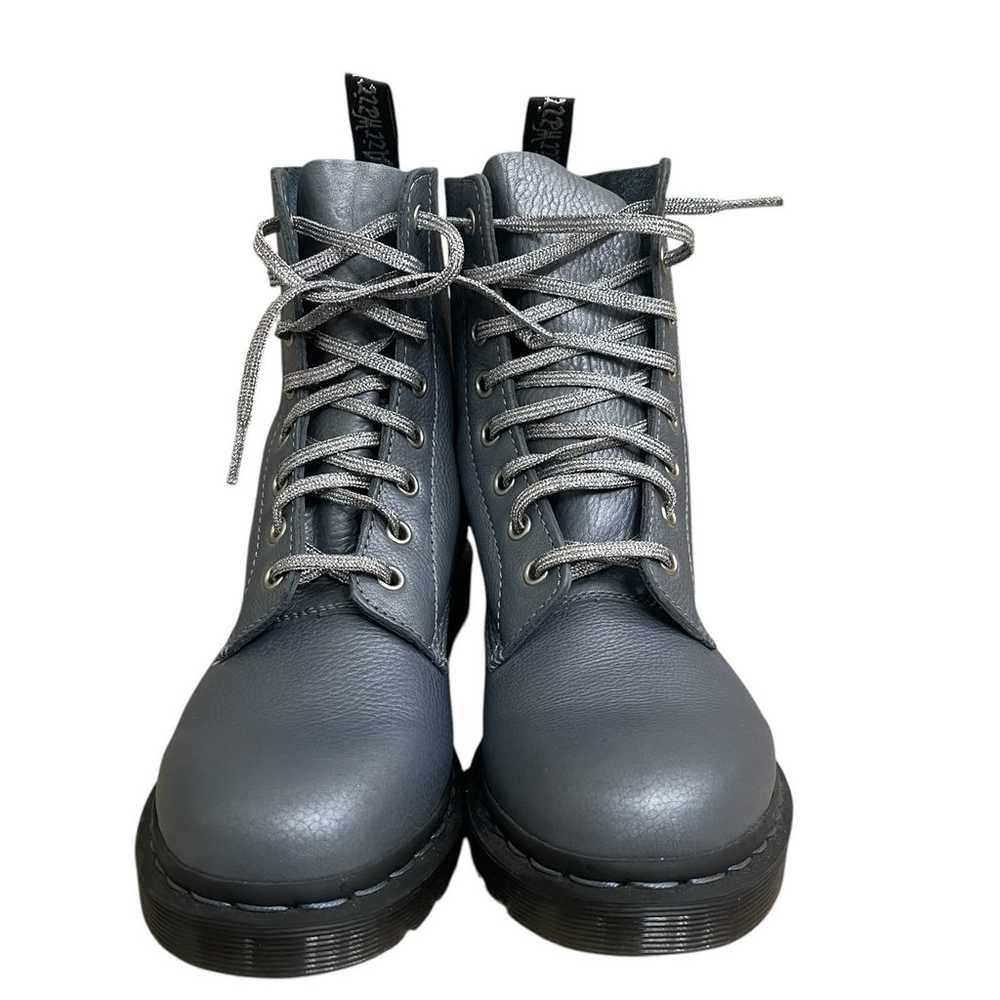 NWOB Dr Martens Combat Boots Womens leather 9 Pas… - image 2