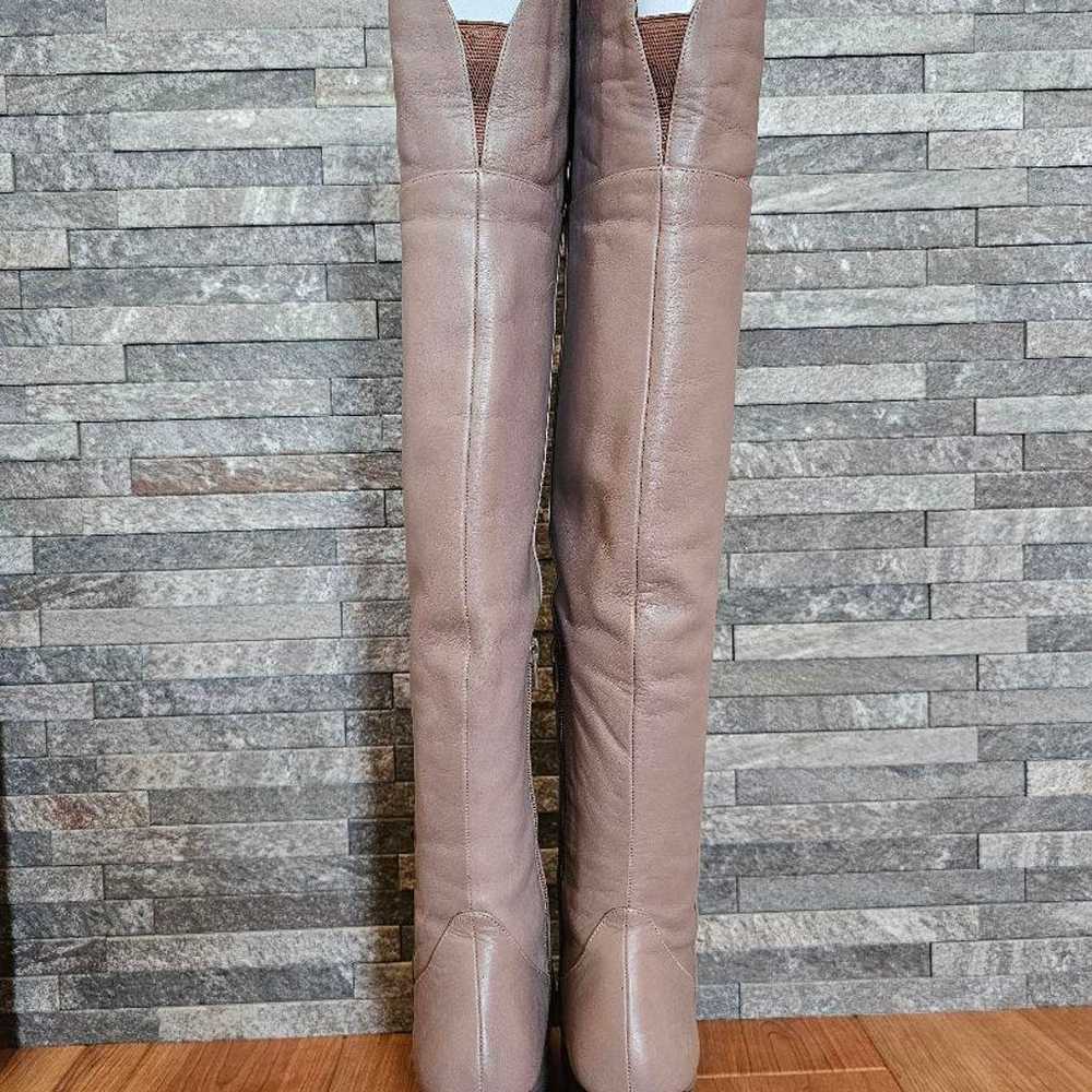 Himiko Cowhide Knee-High Boots 24.5cm - image 6