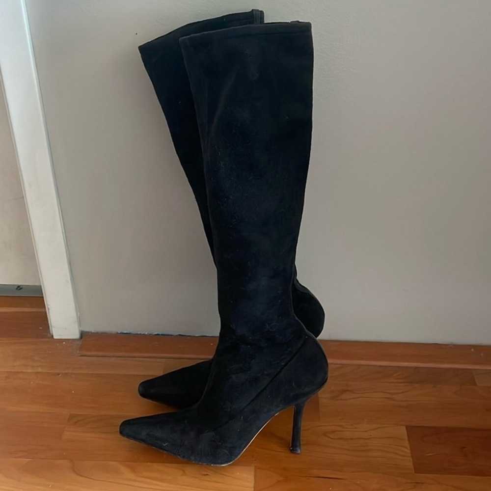 Jimmy Choo Holly Stretch Knee High Stiletto Boots… - image 4