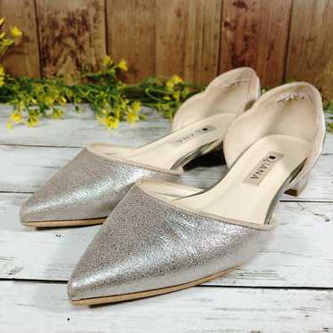 Diana [21.5] Flat Shoes Pumps Leather Pointed Toe - image 1