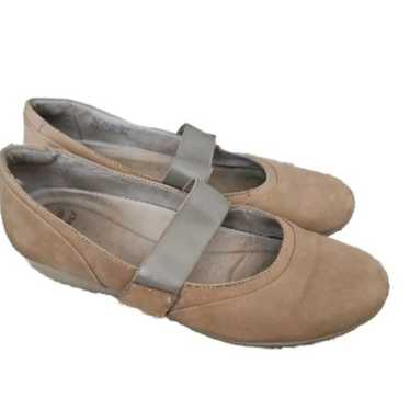 Dansko Womens Beige Kendra Suede Mary Jane 41