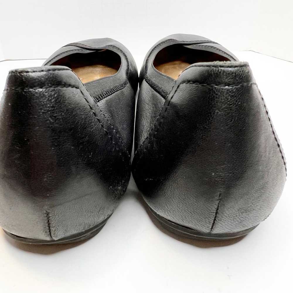 Vionic Caroll Ballet Flat in Black Leather Size 7 - image 3