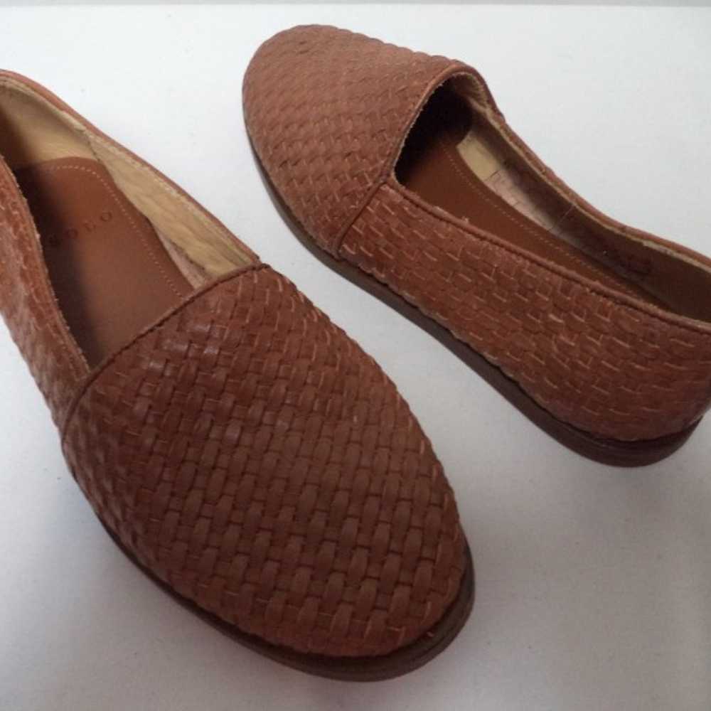 Nisolo Woven Leather flats brown Women Flats Loaf… - image 2