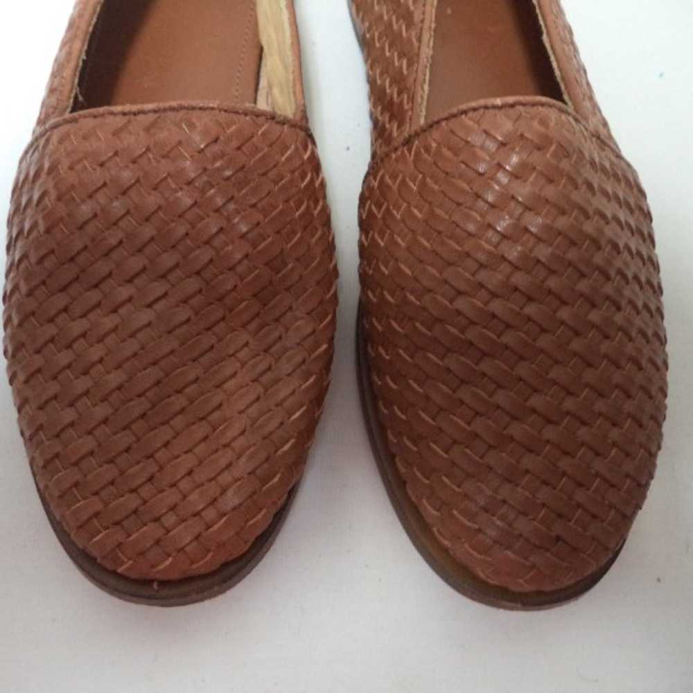 Nisolo Woven Leather flats brown Women Flats Loaf… - image 3