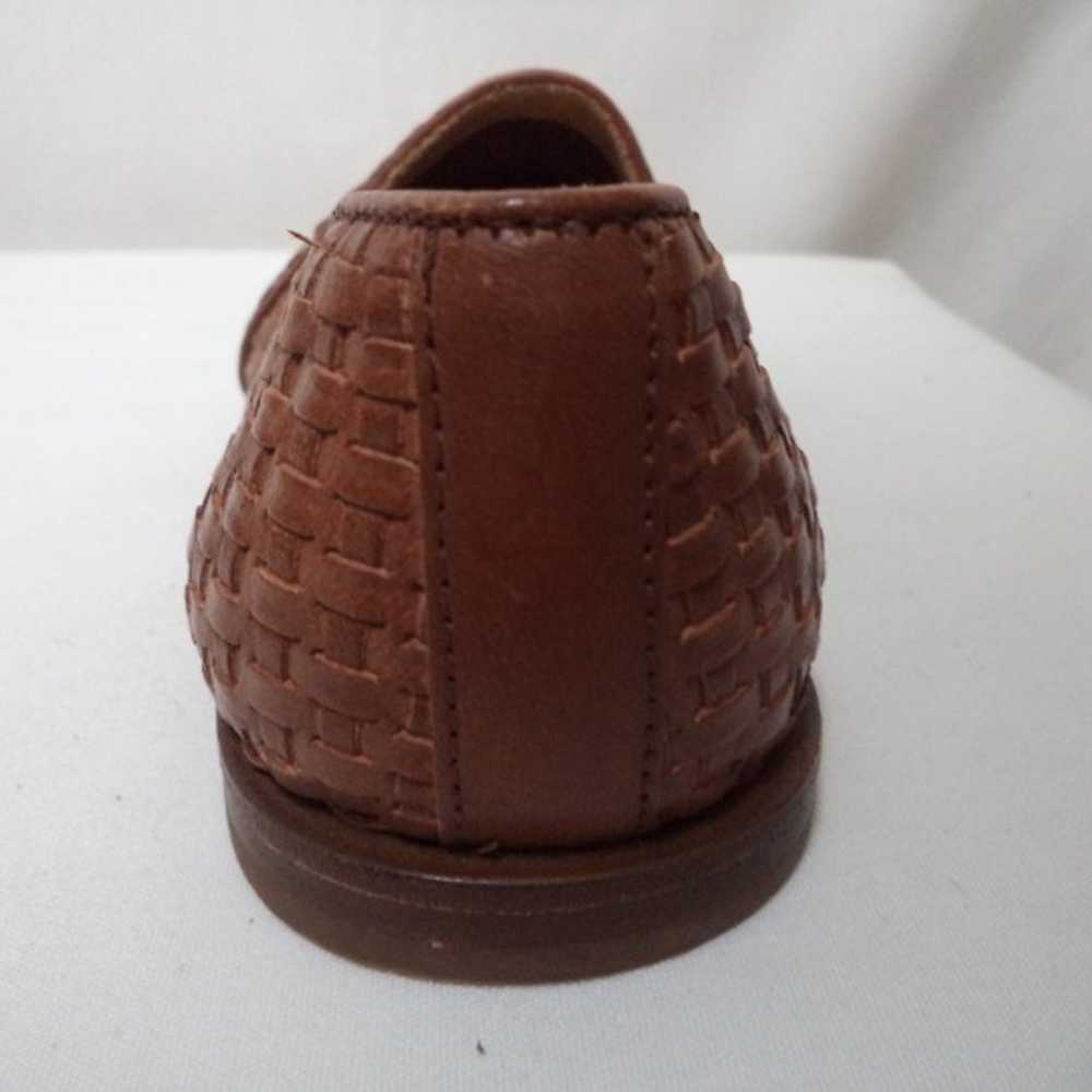 Nisolo Woven Leather flats brown Women Flats Loaf… - image 7