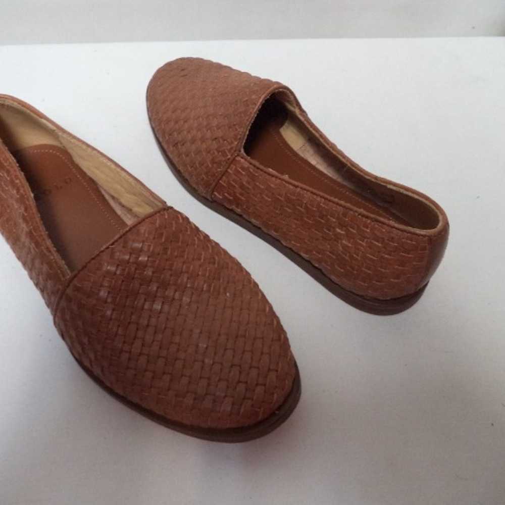 Nisolo Woven Leather flats brown Women Flats Loaf… - image 8