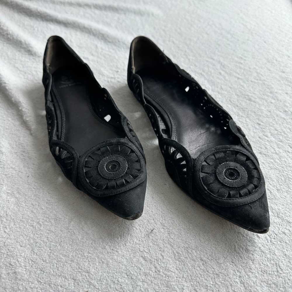 Tory Burch "Leyla" Pointed Toe Flats size 8 suede… - image 5