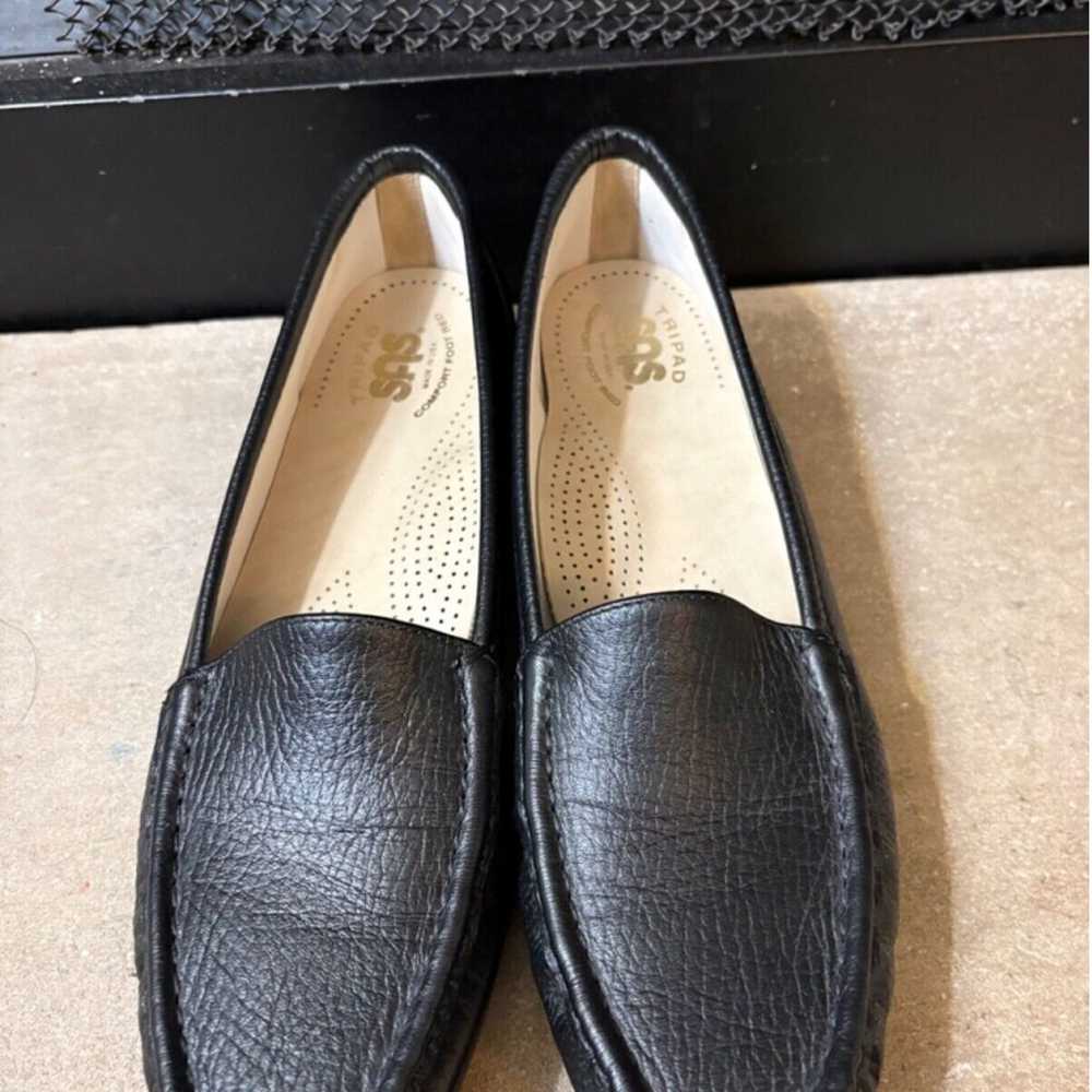 SAS Simplify Comfort Loafers NEW Black Leather Sh… - image 4