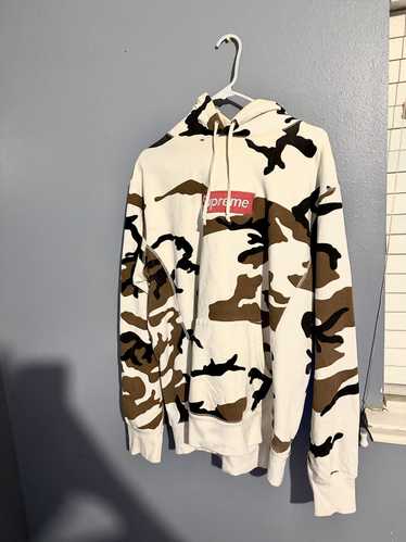 Cow camo shops supreme hoodie