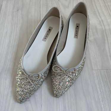 Diana Flat Pumps Silver (Glitter)