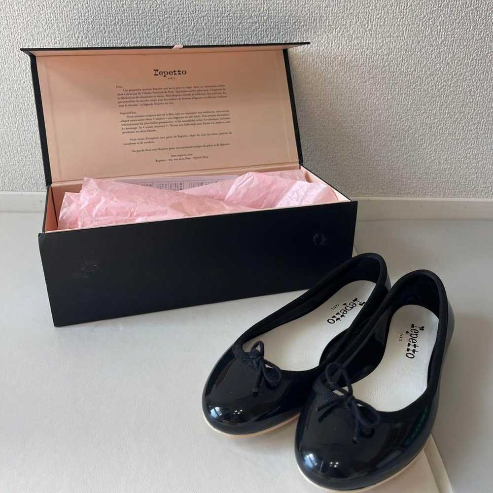 【Like New】Repetto Sandrillon Baby 36 Black Rain S… - image 1