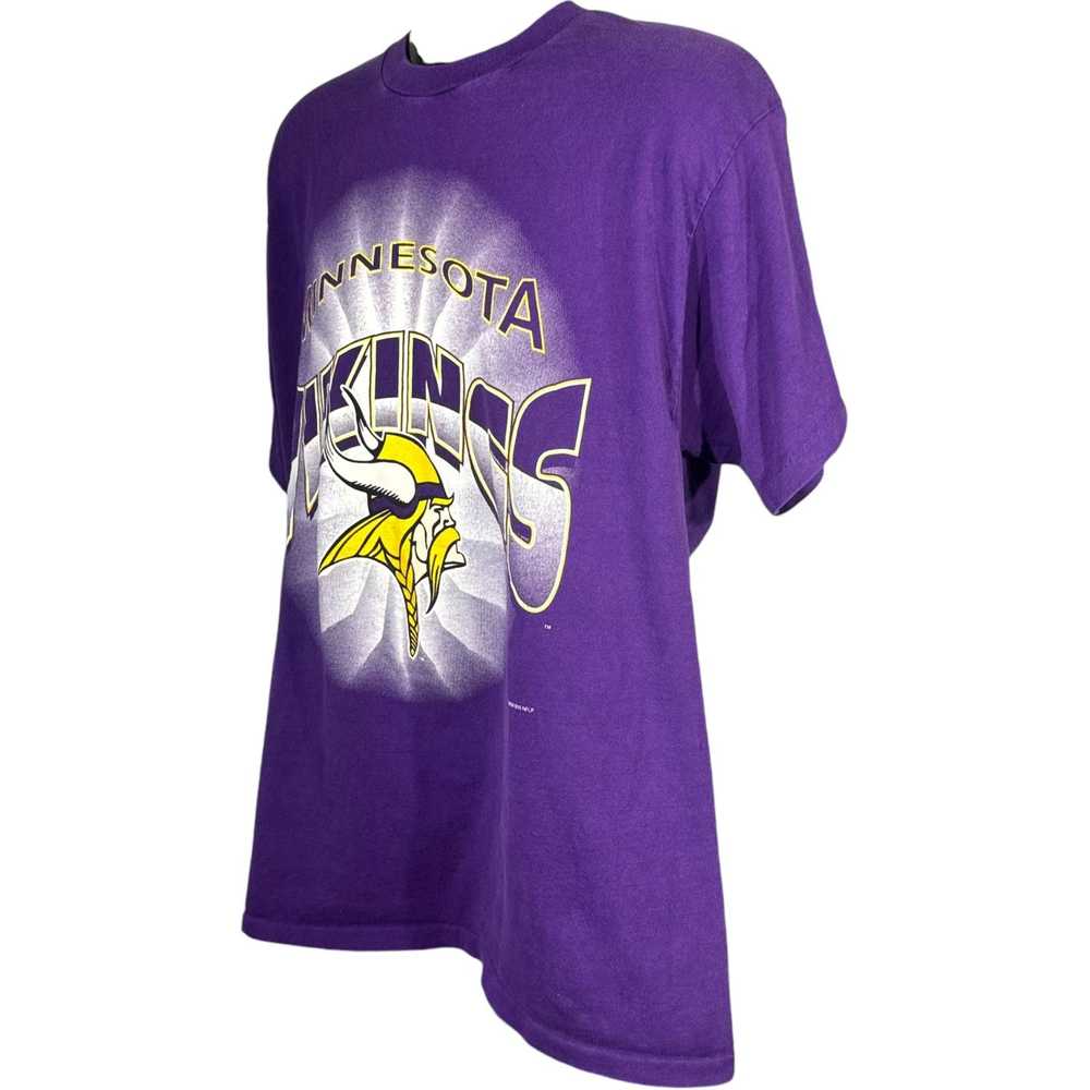 Tultex Vintage Minnesota Vikings Logo Spellout NF… - image 3