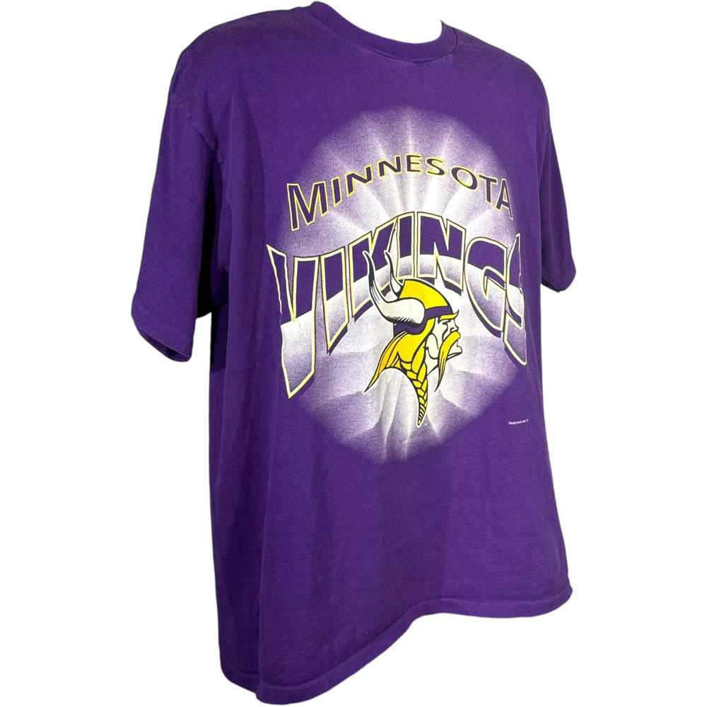 Tultex Vintage Minnesota Vikings Logo Spellout NF… - image 4