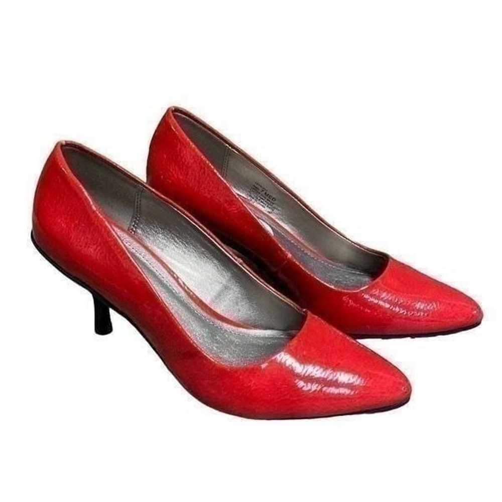 Kenneth Cole Reaction Red Patent Heels Size 7 New - image 1