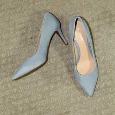 Gianni Bini Size 10M Light Blue Nubuck Leather 3" 