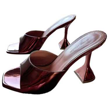 Amina Muaddi Patent leather heels - image 1