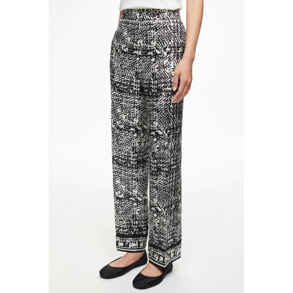 Carolina Herrera Silk straight pants - image 3