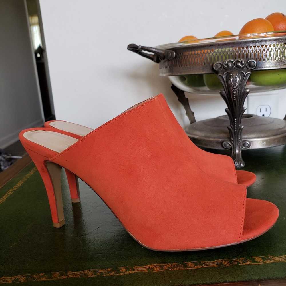 NY&CO Toucan orange sexy slip on heels - image 2