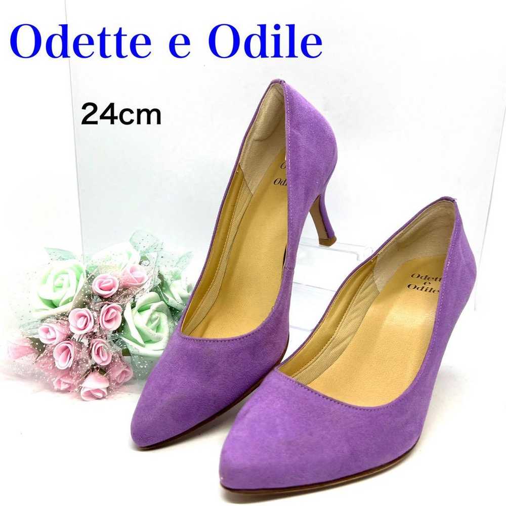 【Odette e Odile】Suede Pumps Pointed Toe 24cm - image 1