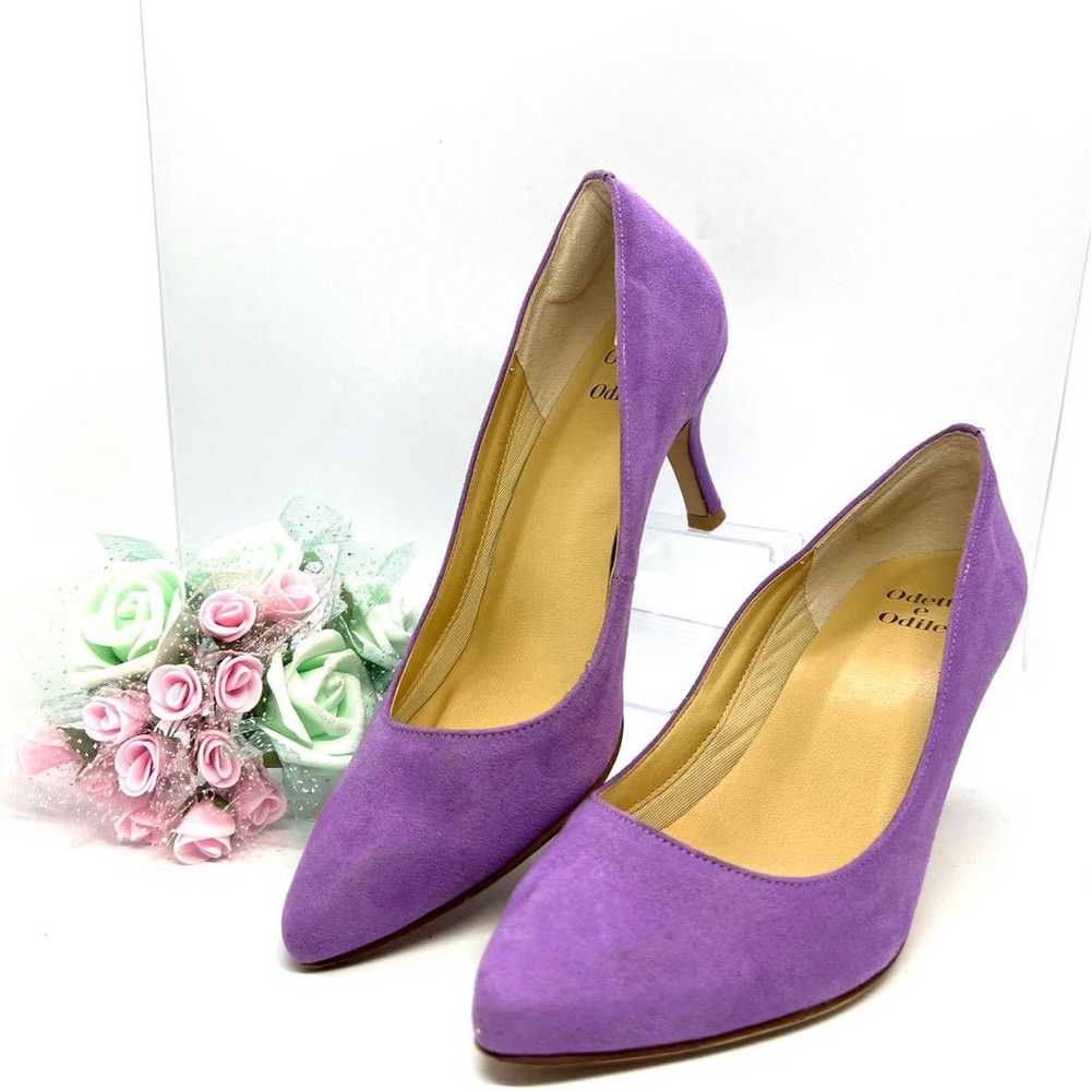 【Odette e Odile】Suede Pumps Pointed Toe 24cm - image 9