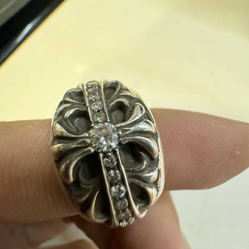 Chrome Hearts Chrome Hearts floral keeper ring wi… - image 3