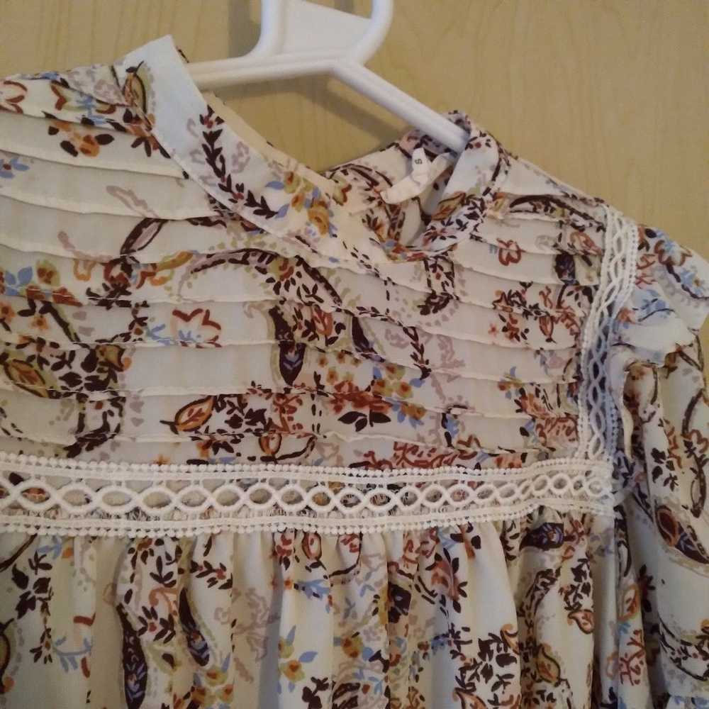 June & Hudson Paisley Blouse (S) - image 3