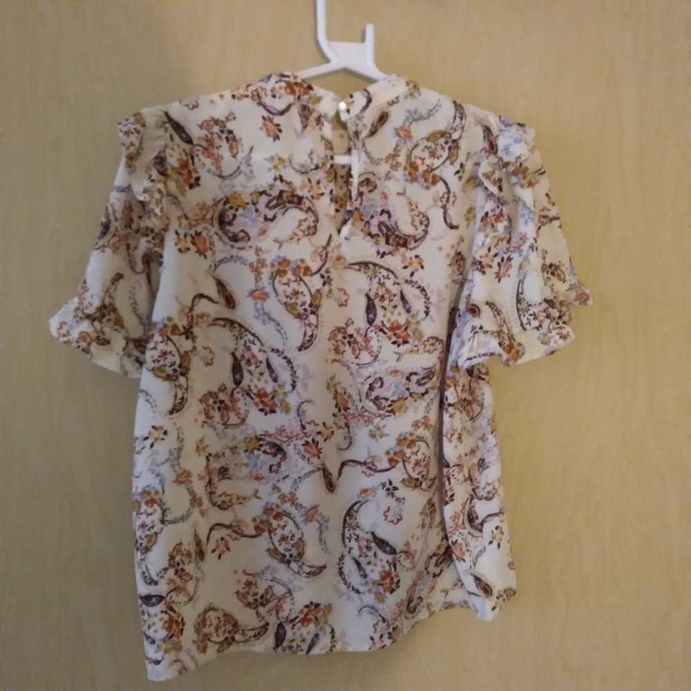 June & Hudson Paisley Blouse (S) - image 6