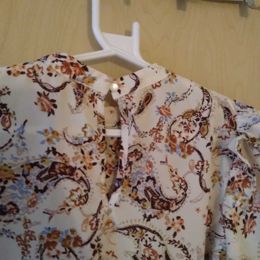 June & Hudson Paisley Blouse (S) - image 7