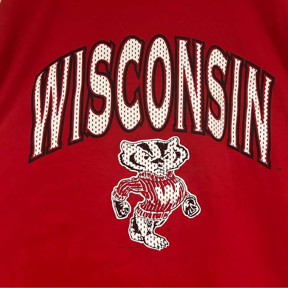 Gildan Vintage Wisconsin Badgers Shirt - image 2