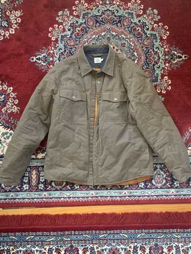 Flint And Tinder Quilted Waxed Shirt Jacket