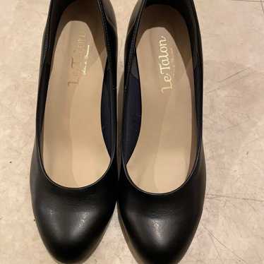 Le Talon Black Cushion Pumps 23cm Made in Japan - image 1