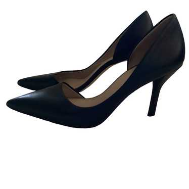 Michael Kors Black Leather D’Orsay Pumps Heels Lad