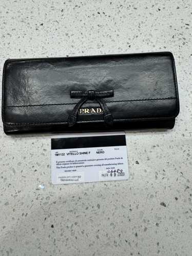 Prada Prada Vitello Ribbon Long Wallet