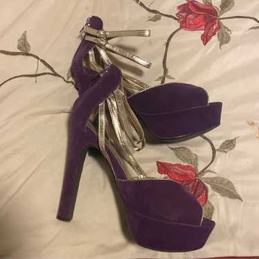 QUPID purple heels - image 1