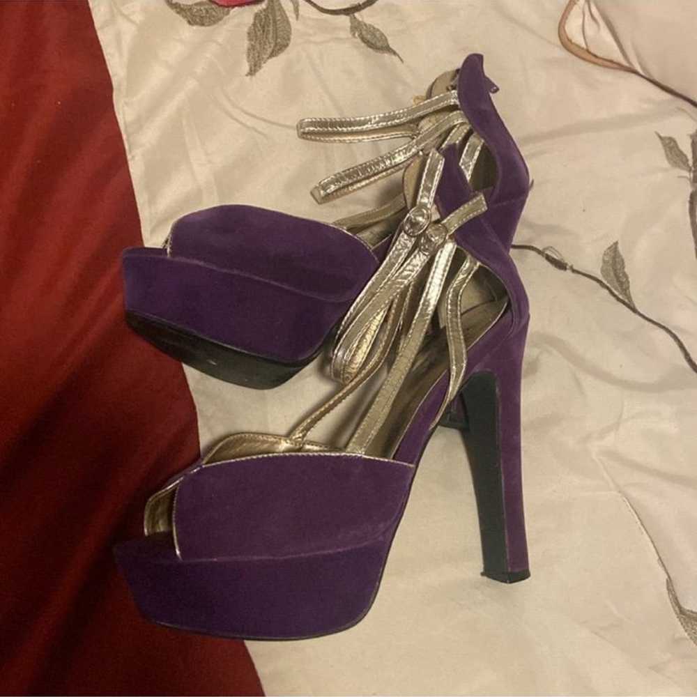 QUPID purple heels - image 2