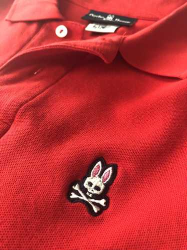 Psycho Bunny Psycho Bunny red Pima cotton classic 