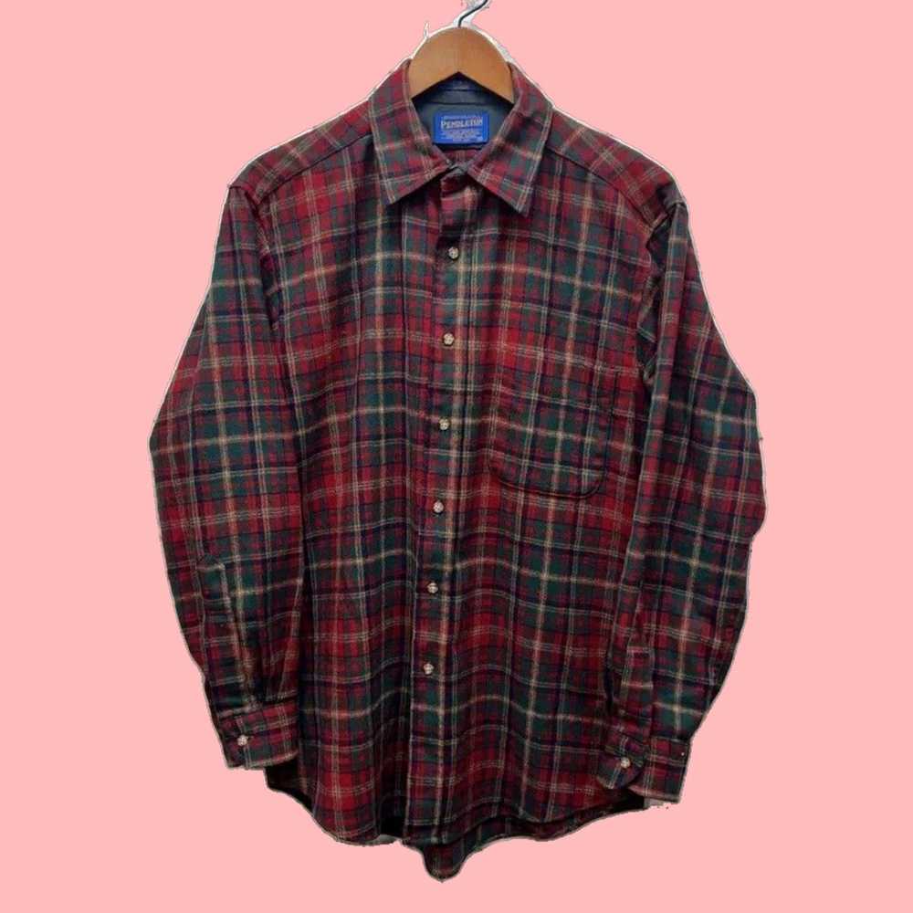 Pendleton Pendleton Mens Wool Plaid Button Up Shi… - image 1