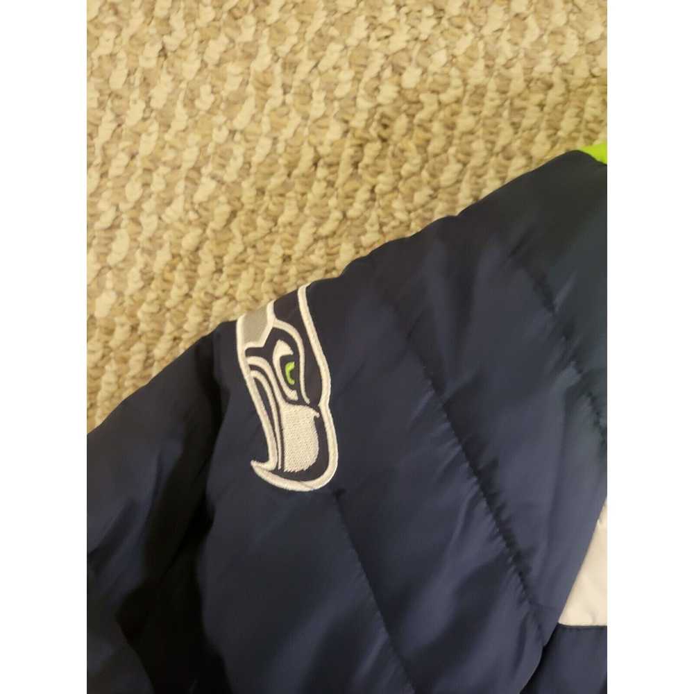 NFL Seattle SEAHAWKS Fleece Lined Winter Puffer M… - image 3