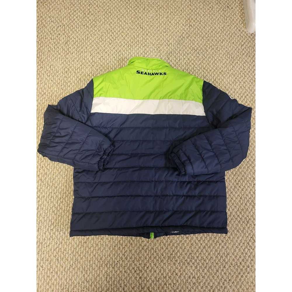 NFL Seattle SEAHAWKS Fleece Lined Winter Puffer M… - image 5